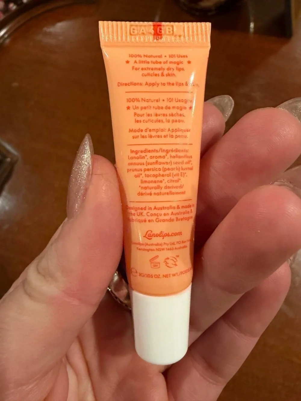 Lanolips Phone Lip Balm101 Ointment Multi Balm peach / 4 minis/ 12 g total